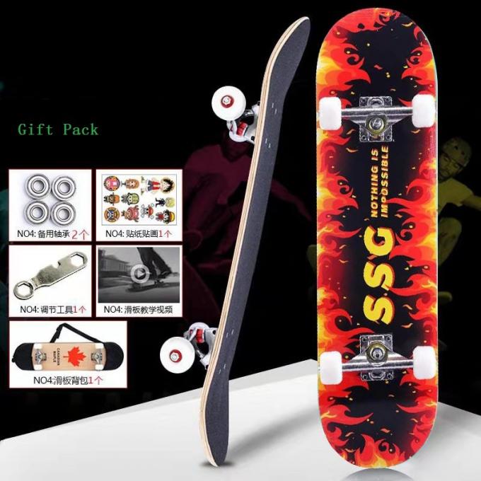OEM Ästhetische Skateboards Vollständiges Ahornholz Skateboard Decks Exquisite 3