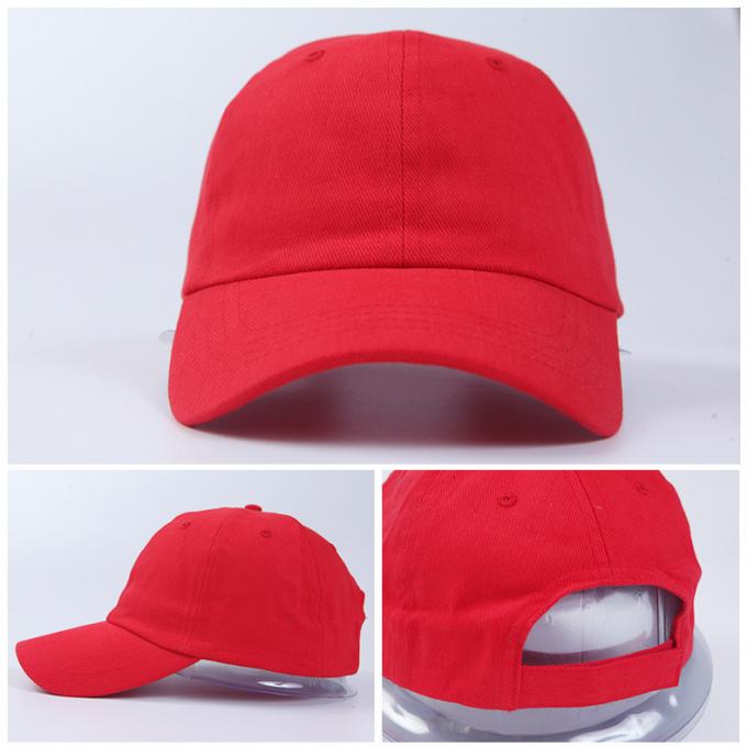 Personalisierte Baumwollsportarten tragen rote Papa-Kappen mit Krone Unisex 1