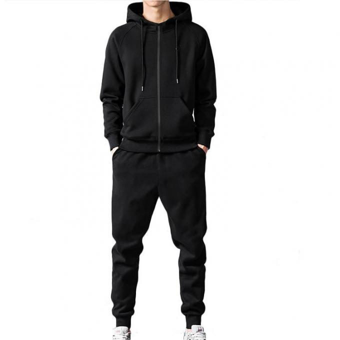 Anpassung passender Sweatpants und Hoodie Fitness Sportbekleidung 0