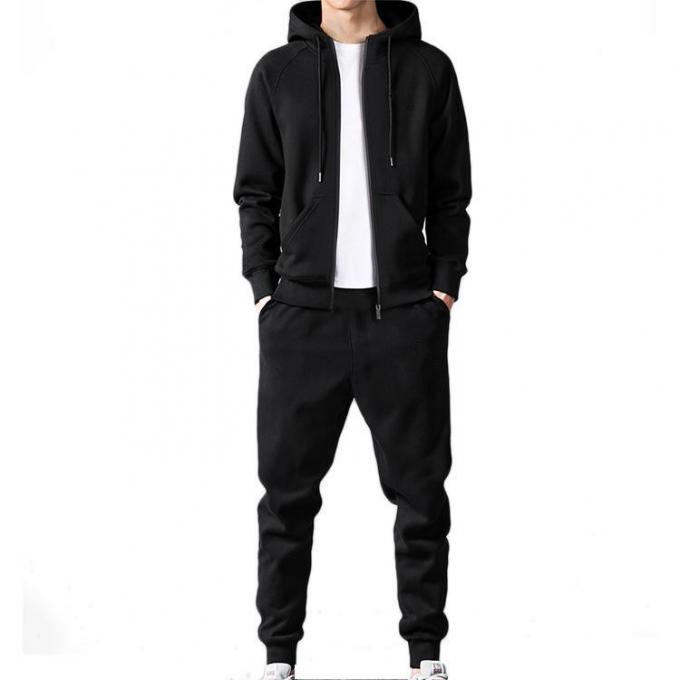 Anpassung passender Sweatpants und Hoodie Fitness Sportbekleidung 1