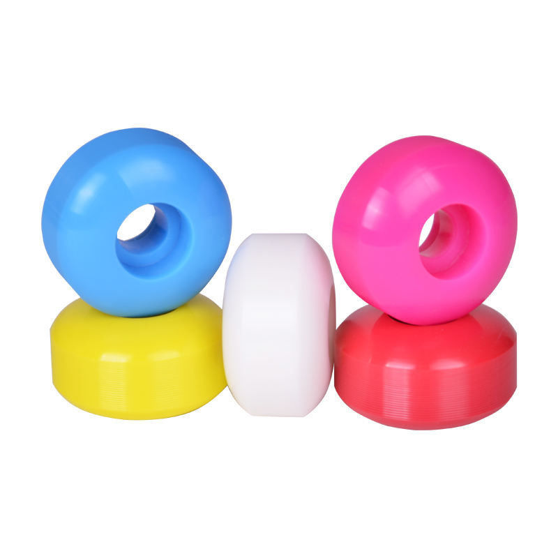 Professionelle farbenfrohe 100A PU Skateboardräder leere 52mm Skateboardräder