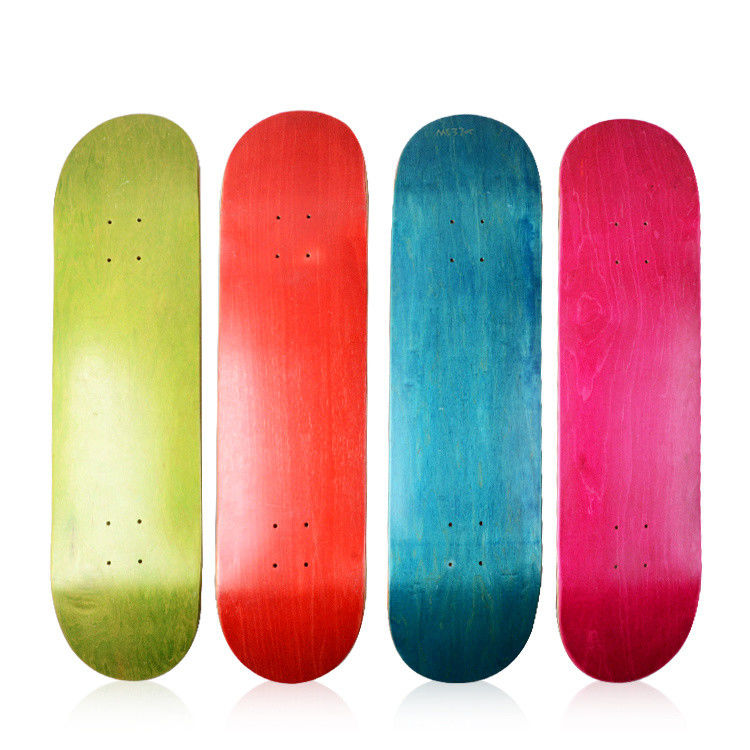 New Design Kanadische Ahorn Skateboards Mehrfarben Optional 7ply Blank Professionell