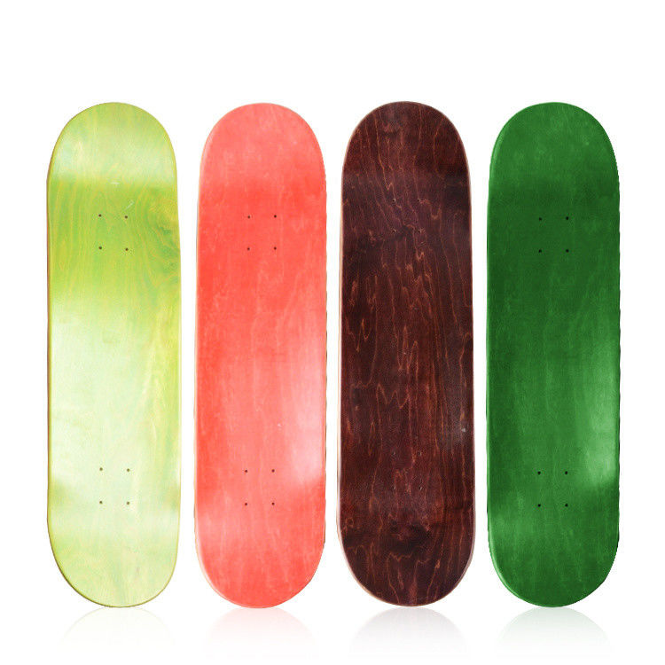 New Design Kanadische Ahorn Skateboards Mehrfarben Optional 7ply Blank Professionell