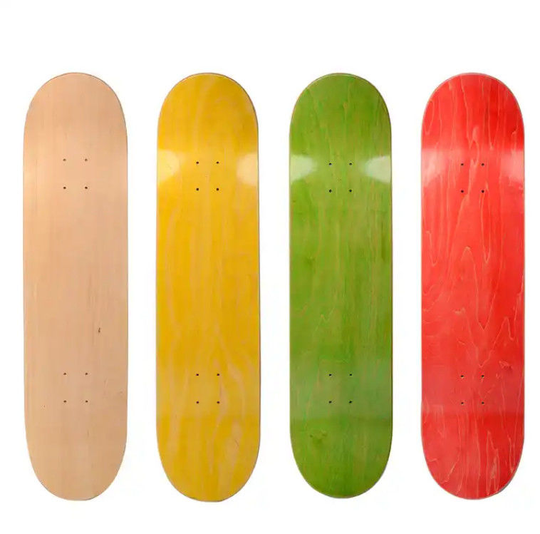 Leere Farbe Schlanke Seven Ply Skateboards Holz City Skateboards für Pro Skater