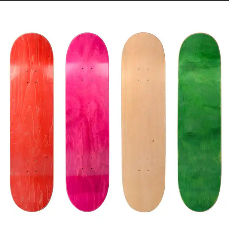 Leere Farbe Schlanke Seven Ply Skateboards Holz City Skateboards für Pro Skater