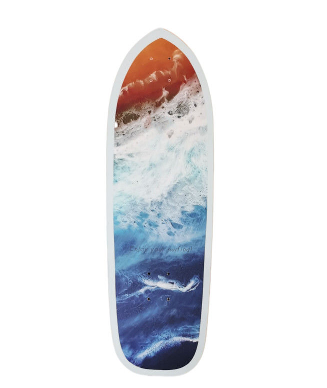 Free Riding Style Ahorn Holz Land Cruiser Skateboard Surfskate Deck 8,0 
